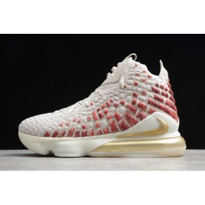 Nike Erkek Lebron 17 Prm Ep Beyaz / Kırmızı Basketbol Ayakkabısı Türkiye - O7MLF6H6